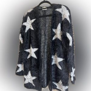 Fuzzy Star Sweater